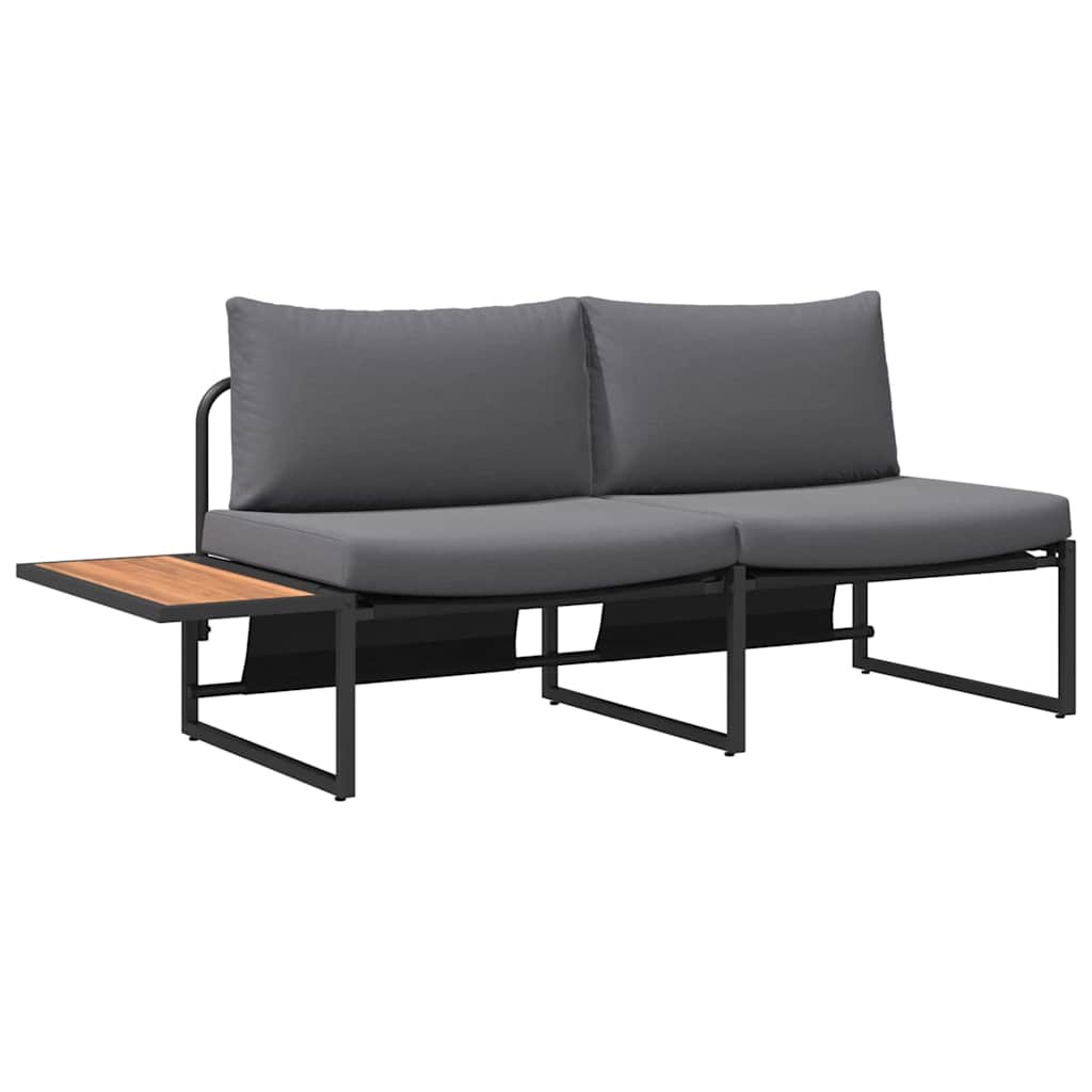 Tuin eettafelset 3 pcs Antraciet Staal is nu te koop bij PeponiXL, paradijselijk wonen!