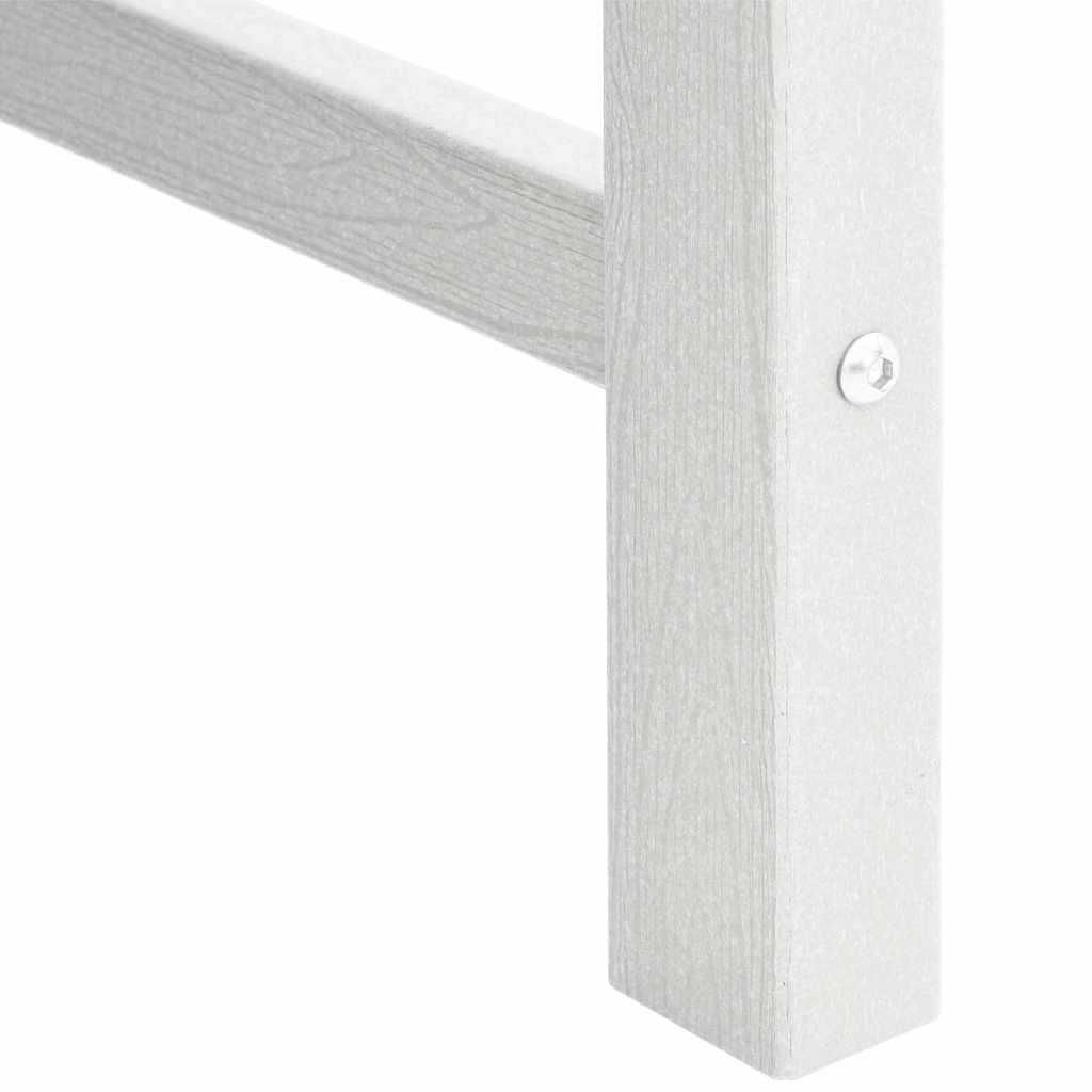Tuinstoel 4 pcs Wit 65.5 x 59 x 88 cm Polyetheen is nu te koop bij PeponiXL, paradijselijk wonen!