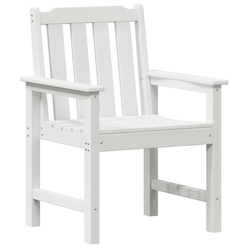 Tuinstoel 4 pcs Wit 65.5 x 59 x 88 cm Polyetheen is nu te koop bij PeponiXL, paradijselijk wonen!