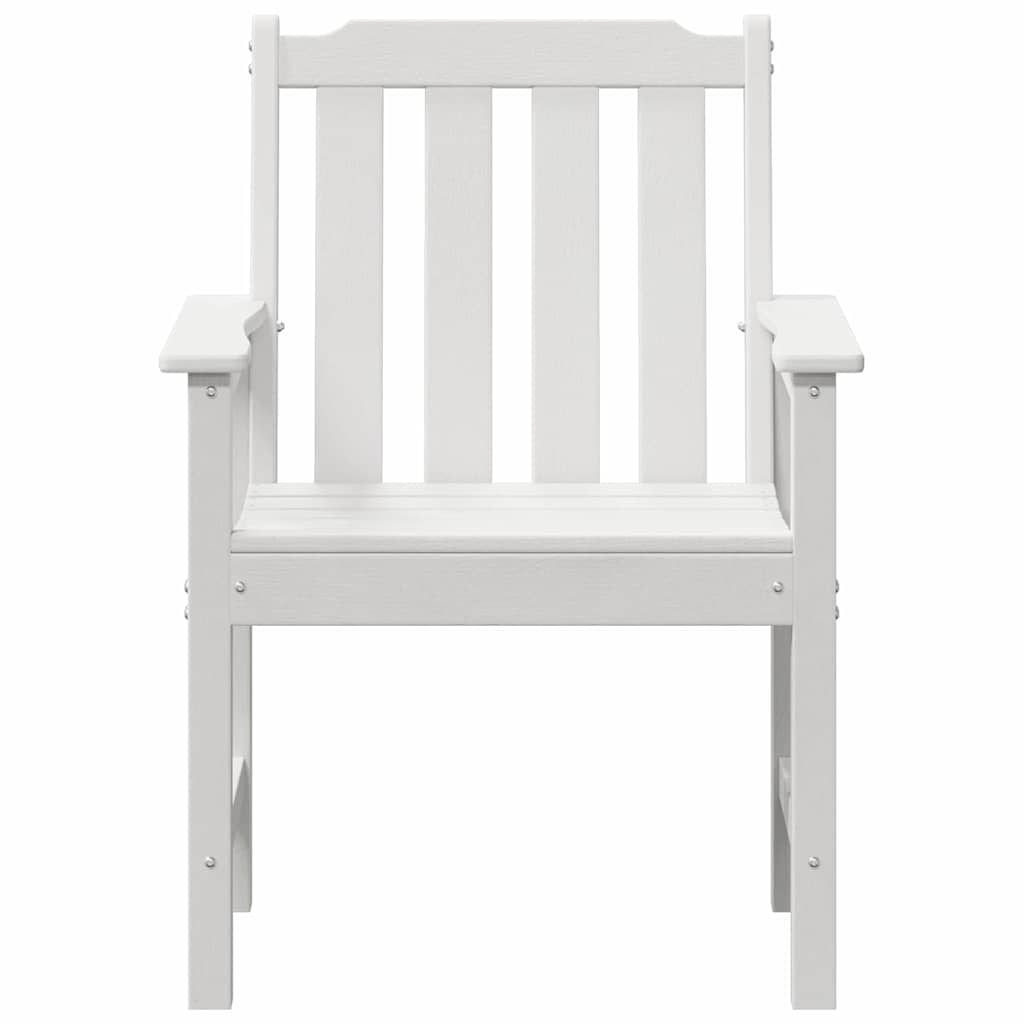 Tuinstoel 4 pcs Wit 65.5 x 59 x 88 cm Polyetheen is nu te koop bij PeponiXL, paradijselijk wonen!