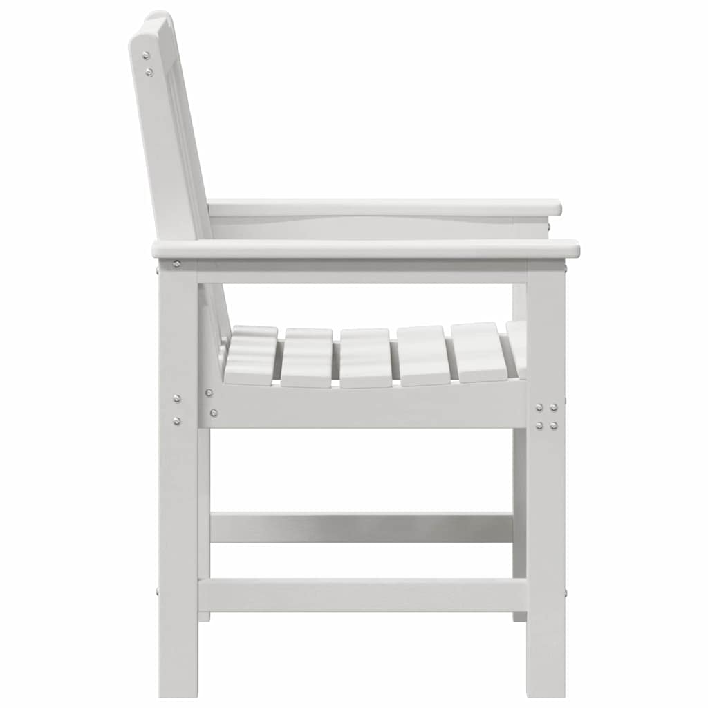 Tuinstoel 4 pcs Wit 65.5 x 59 x 88 cm Polyetheen is nu te koop bij PeponiXL, paradijselijk wonen!