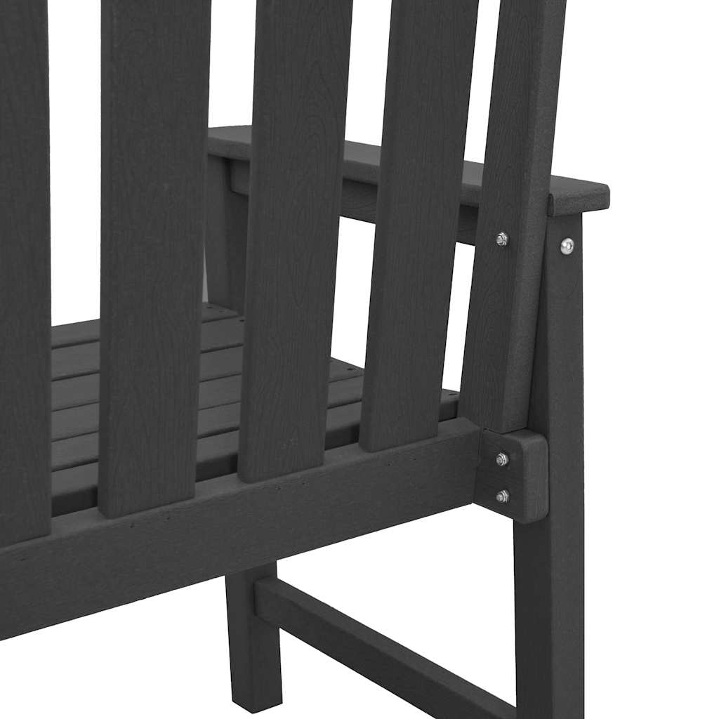 Tuinstoel 4 pcs Zwart 65.5 x 59 x 88 cm Polyetheen is nu te koop bij PeponiXL, paradijselijk wonen!