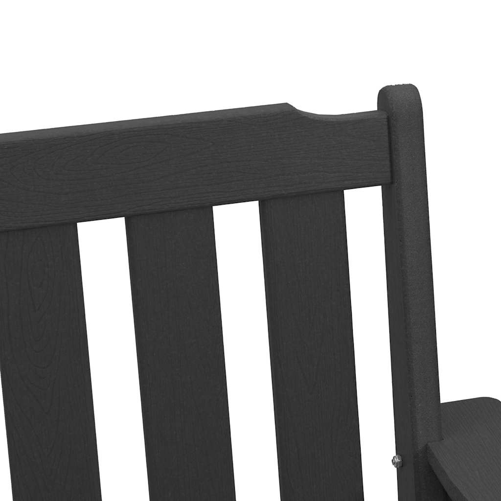 Tuinstoel 4 pcs Zwart 65.5 x 59 x 88 cm Polyetheen is nu te koop bij PeponiXL, paradijselijk wonen!