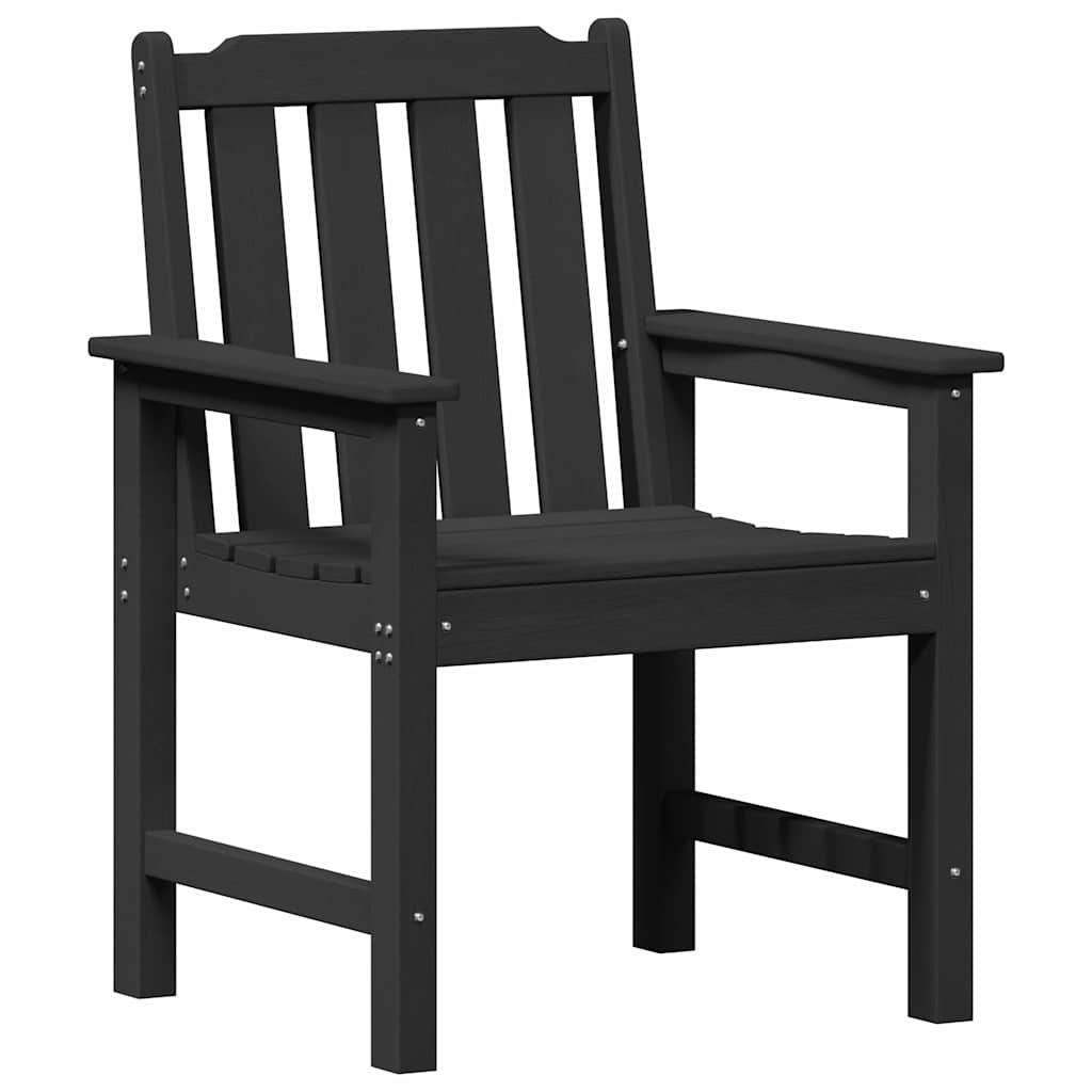 Tuinstoel 6 pcs Zwart 65.5 x 59 x 88 cm Polyetheen is nu te koop bij PeponiXL, paradijselijk wonen!