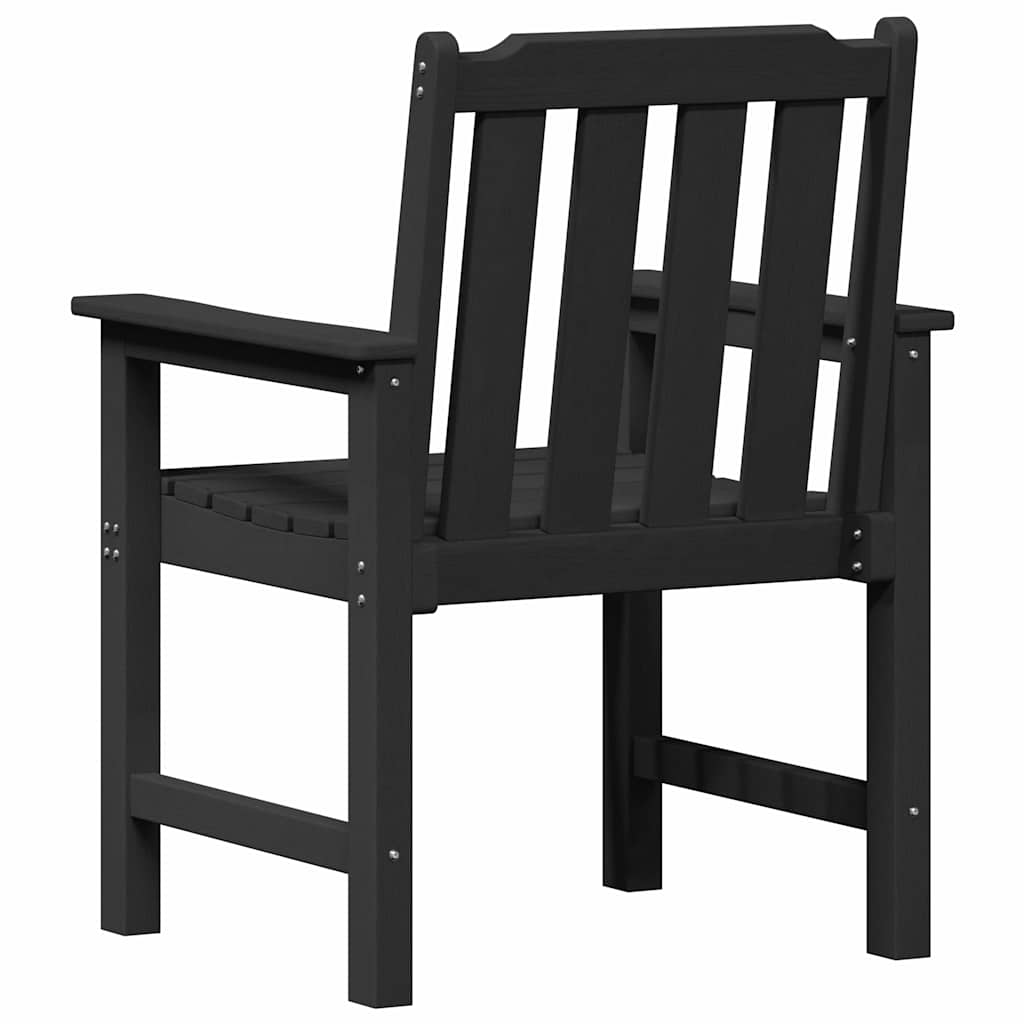 Tuinstoel 6 pcs Zwart 65.5 x 59 x 88 cm Polyetheen is nu te koop bij PeponiXL, paradijselijk wonen!