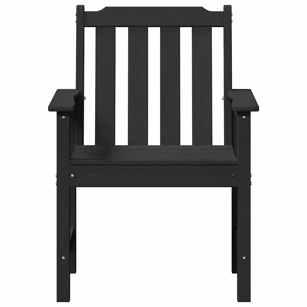 Tuinstoel 6 pcs Zwart 65.5 x 59 x 88 cm Polyetheen is nu te koop bij PeponiXL, paradijselijk wonen!