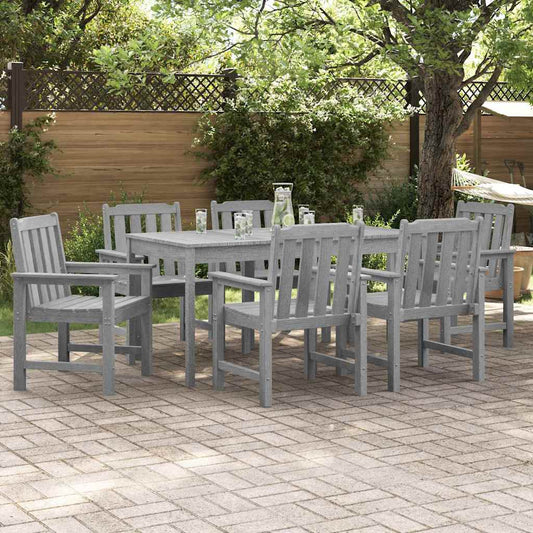 Tuinstoel 6 pcs Lichtgrijs 65.5 x 59 x 88 cm Polyetheen is nu te koop bij PeponiXL, paradijselijk wonen!