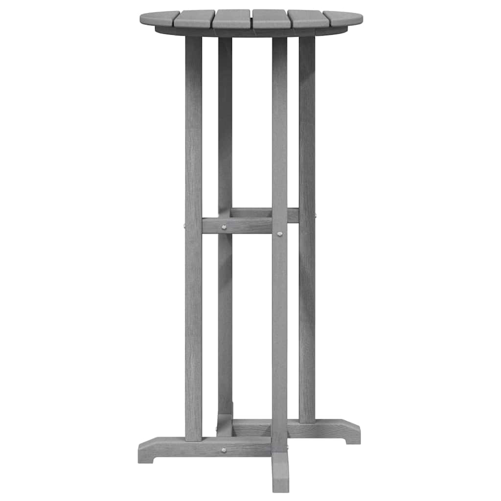 Tuin Bar Set 3 pcs Lichtgrijs HDPE is nu te koop bij PeponiXL, paradijselijk wonen!