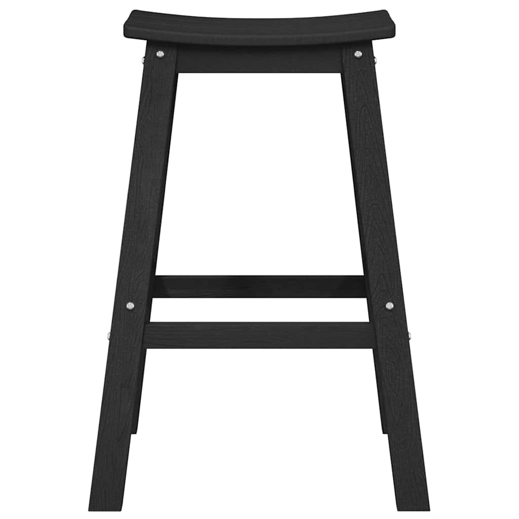 Tuin Bar Set 4 pcs Zwart HDPE is nu te koop bij PeponiXL, paradijselijk wonen!