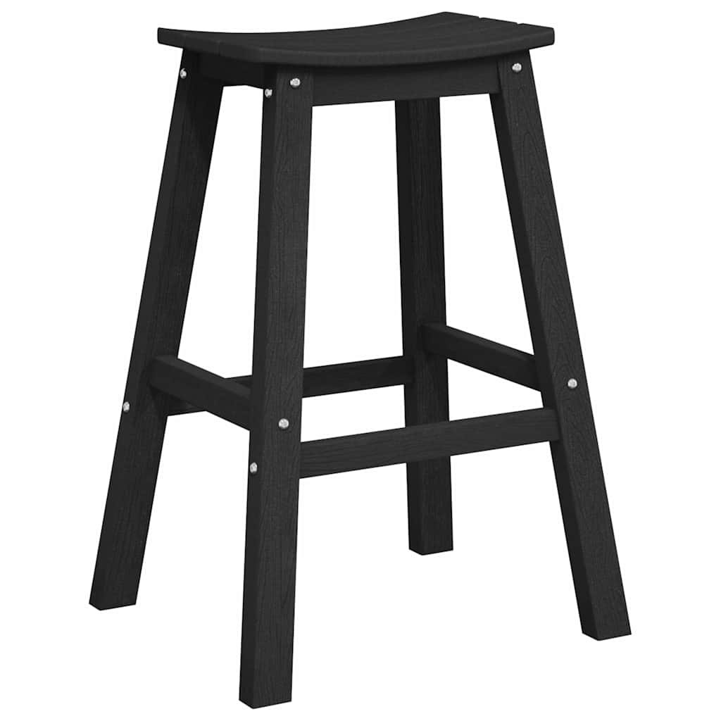 Tuin Bar Set 6 pcs Zwart HDPE is nu te koop bij PeponiXL, paradijselijk wonen!