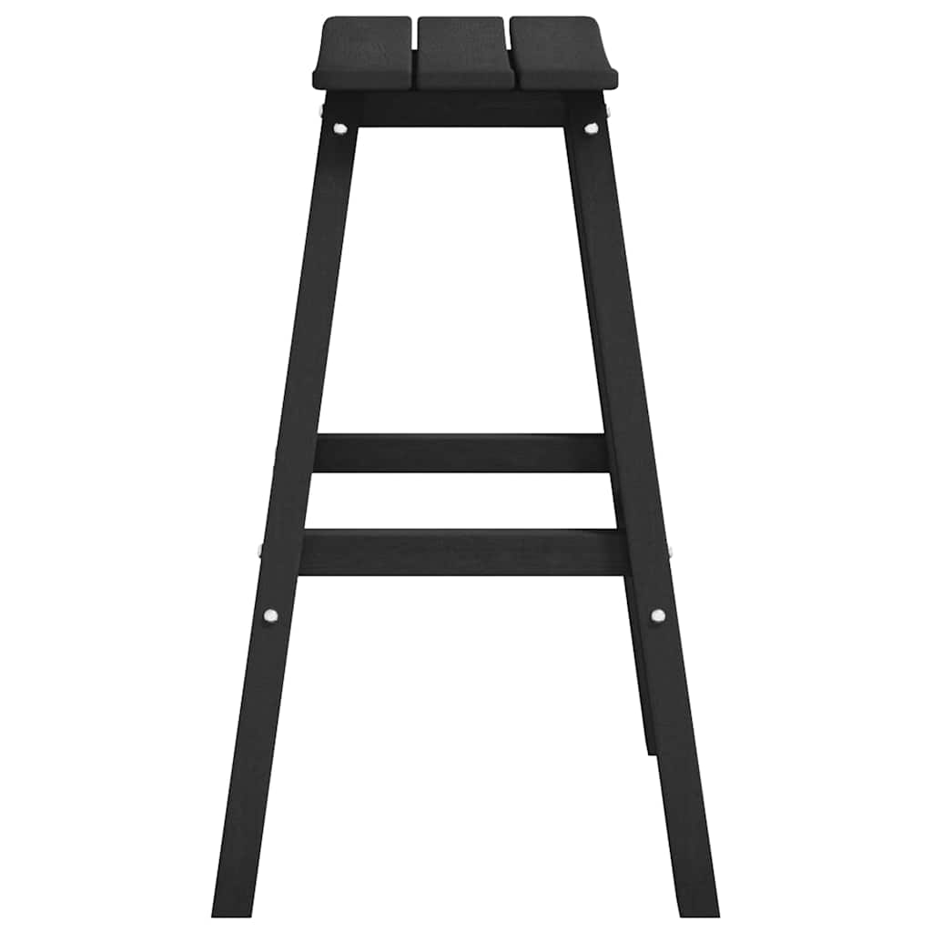 Tuin Bar Set 6 pcs Zwart HDPE is nu te koop bij PeponiXL, paradijselijk wonen!