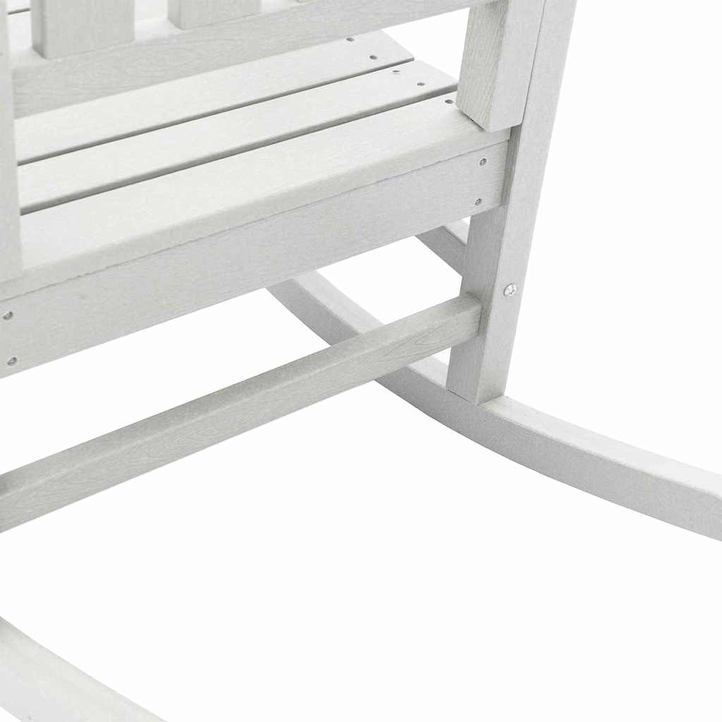Schommelstoel 2 pcs Wit 92 x 70 x 108 cm Polyetheen is nu te koop bij PeponiXL, paradijselijk wonen!