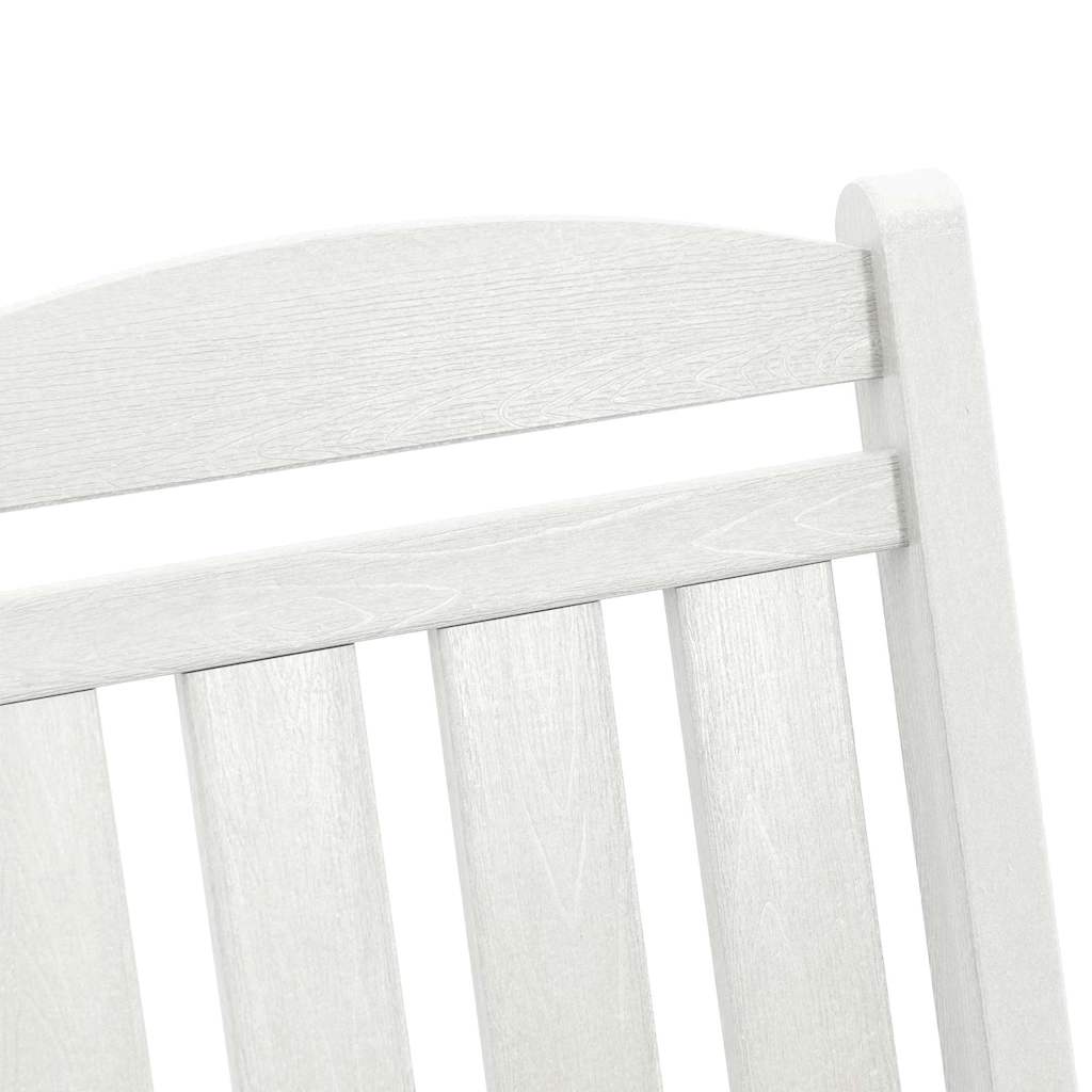 Schommelstoel 2 pcs Wit 92 x 70 x 108 cm Polyetheen is nu te koop bij PeponiXL, paradijselijk wonen!