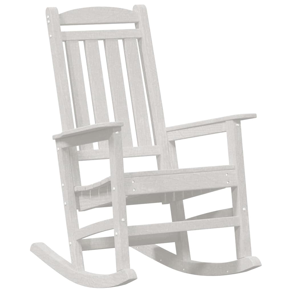 Schommelstoel 2 pcs Wit 92 x 70 x 108 cm Polyetheen is nu te koop bij PeponiXL, paradijselijk wonen!