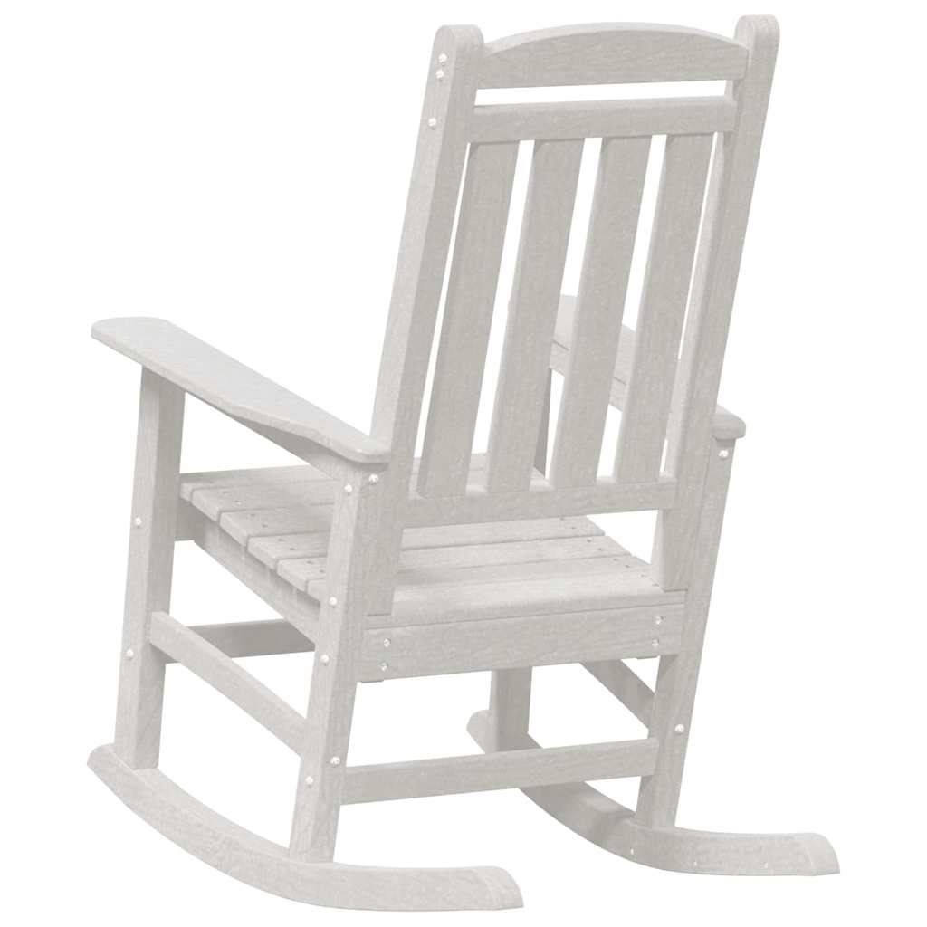 Schommelstoel 2 pcs Wit 92 x 70 x 108 cm Polyetheen is nu te koop bij PeponiXL, paradijselijk wonen!