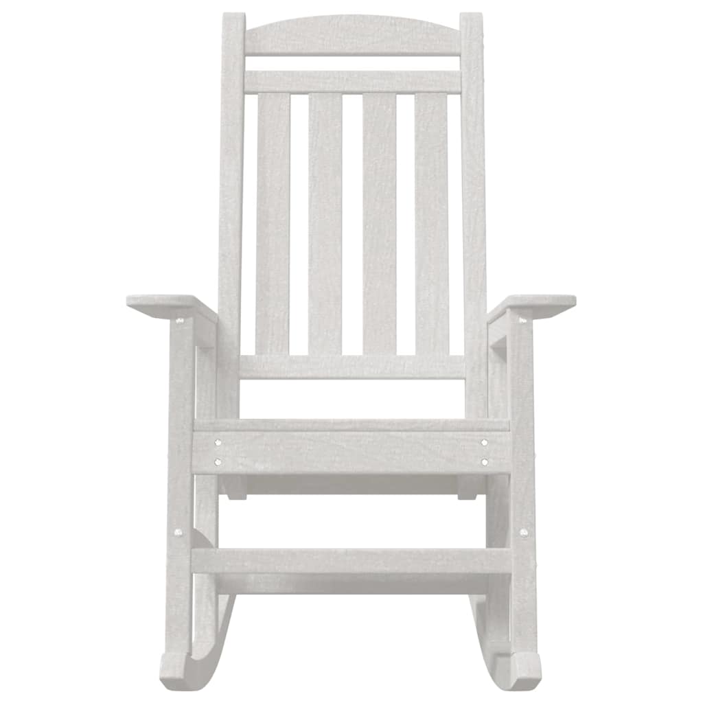 Schommelstoel 2 pcs Wit 92 x 70 x 108 cm Polyetheen is nu te koop bij PeponiXL, paradijselijk wonen!