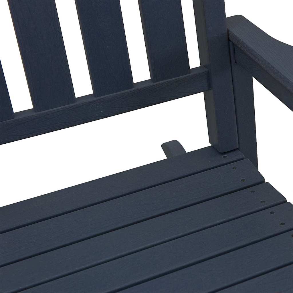 Schommelstoel 2 pcs Marineblauw 92 x 70 x 108 cm Polyetheen is nu te koop bij PeponiXL, paradijselijk wonen!