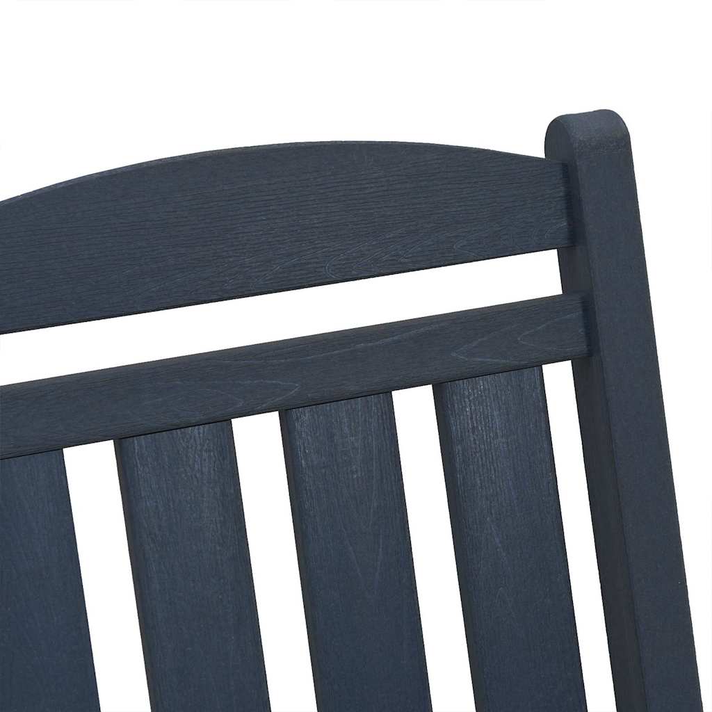 Schommelstoel 2 pcs Marineblauw 92 x 70 x 108 cm Polyetheen is nu te koop bij PeponiXL, paradijselijk wonen!