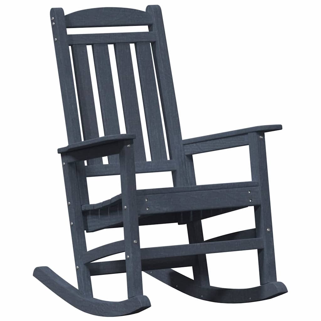 Schommelstoel 2 pcs Marineblauw 92 x 70 x 108 cm Polyetheen is nu te koop bij PeponiXL, paradijselijk wonen!