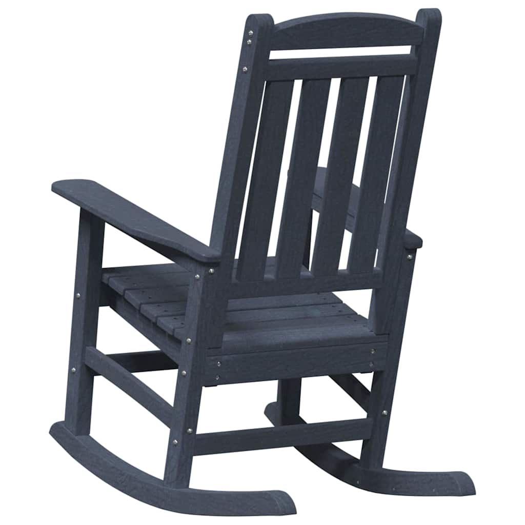 Schommelstoel 2 pcs Marineblauw 92 x 70 x 108 cm Polyetheen is nu te koop bij PeponiXL, paradijselijk wonen!
