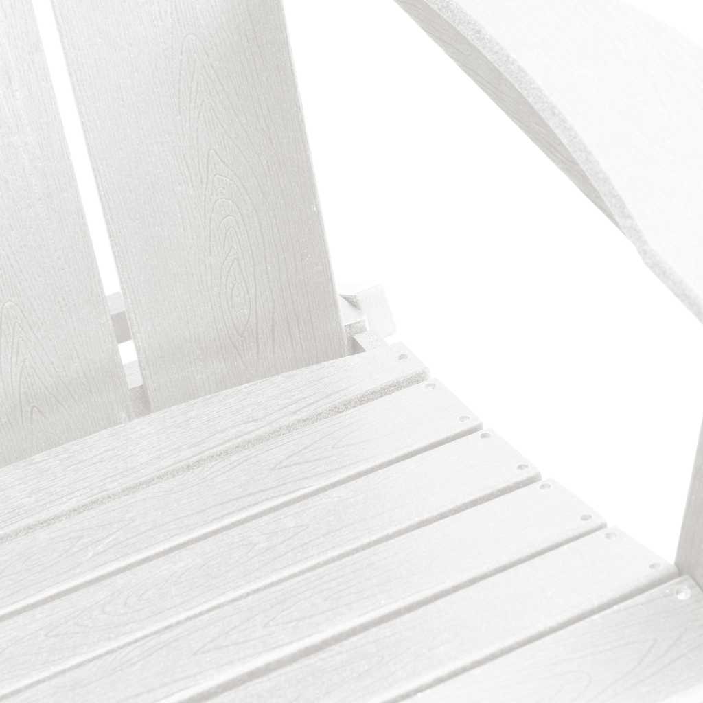 Tuinstoel 2 pcs Wit 80.5 x 74.5 x 92 cm Polyetheen is nu te koop bij PeponiXL, paradijselijk wonen!