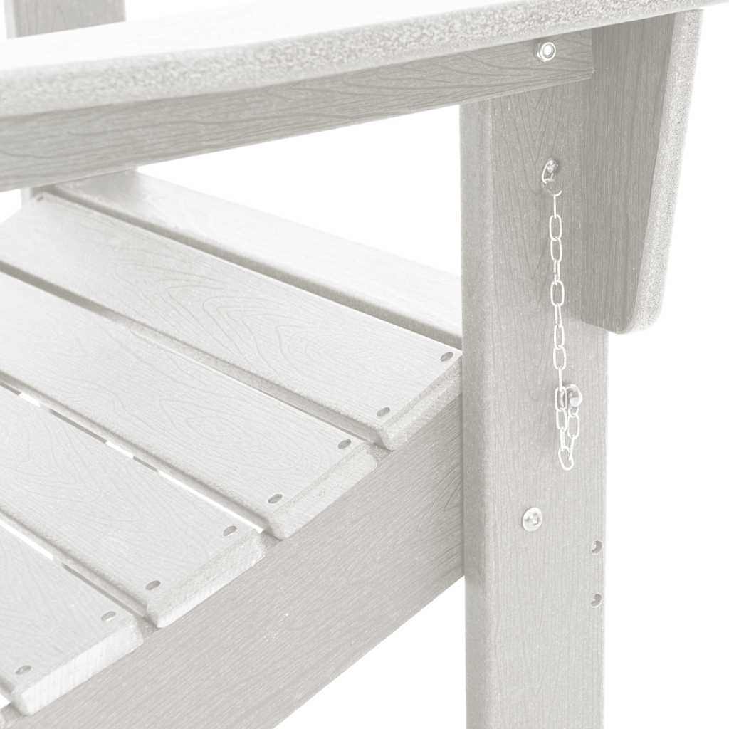 Tuinstoel 2 pcs Wit 80.5 x 74.5 x 92 cm Polyetheen is nu te koop bij PeponiXL, paradijselijk wonen!