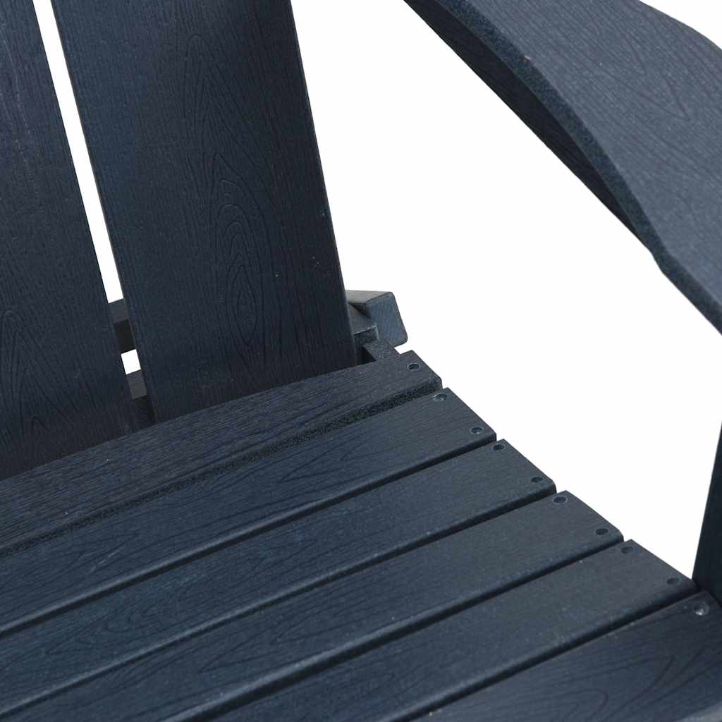 Tuinstoel 2 pcs Marineblauw 80.5 x 74.5 x 92 cm Polyetheen is nu te koop bij PeponiXL, paradijselijk wonen!