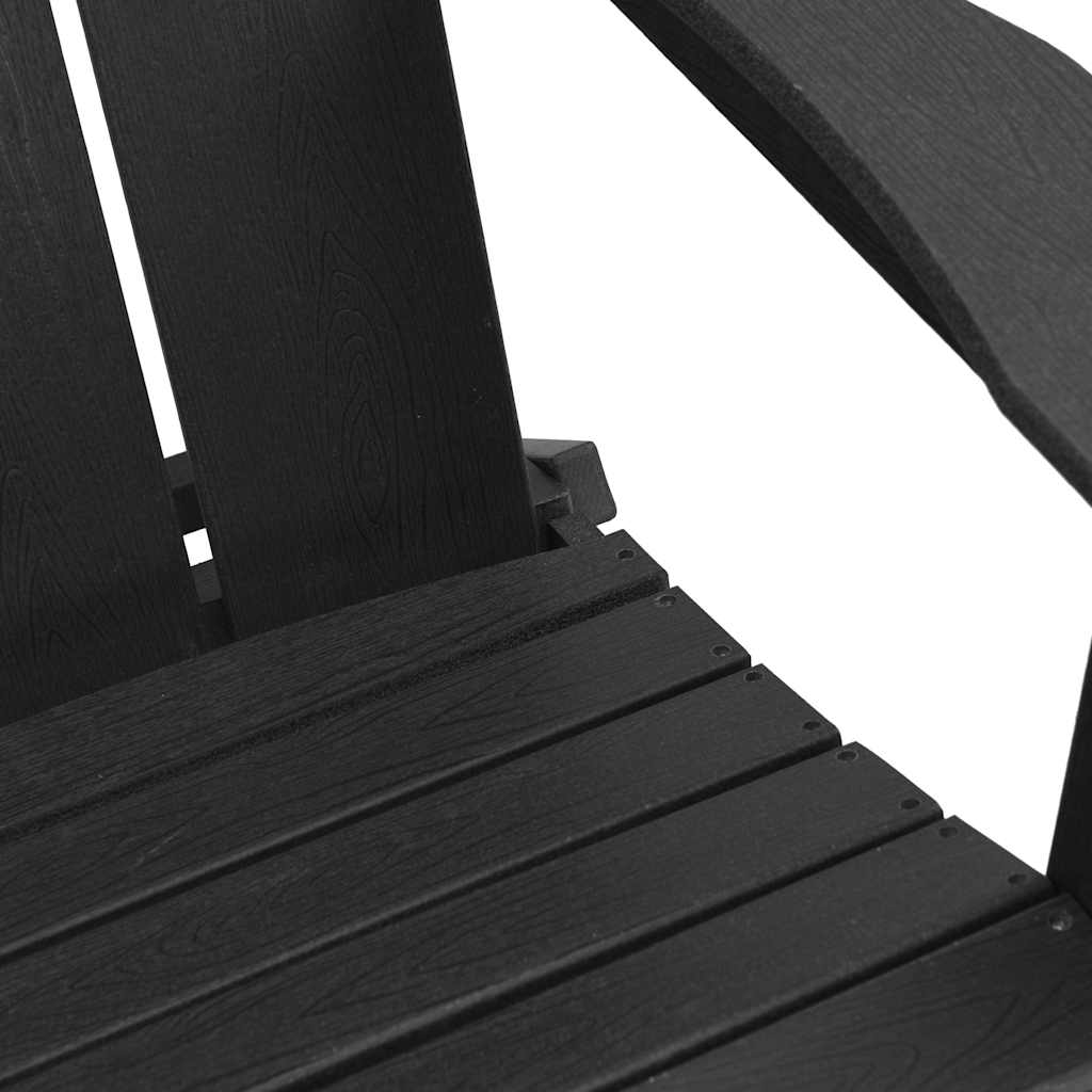 Tuinstoel 2 pcs Zwart 80.5 x 74.5 x 92 cm Polyetheen is nu te koop bij PeponiXL, paradijselijk wonen!