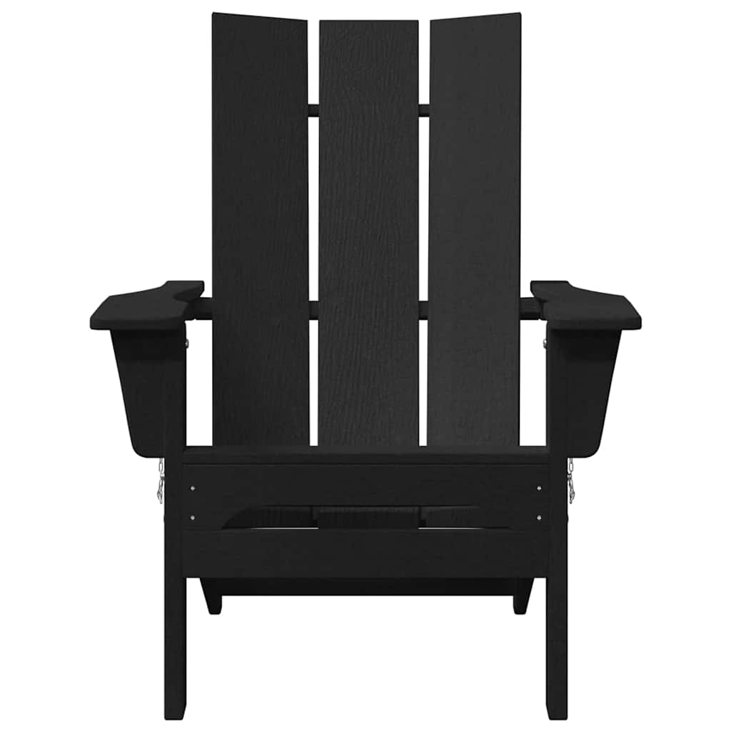 Tuinstoel 2 pcs Zwart 80.5 x 74.5 x 92 cm Polyetheen is nu te koop bij PeponiXL, paradijselijk wonen!