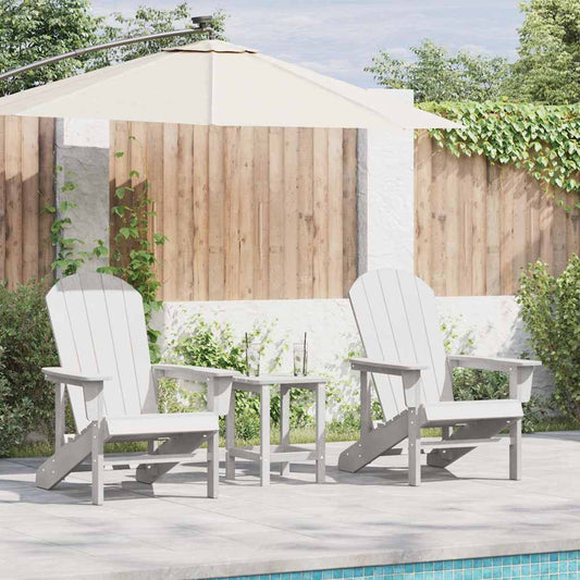 Tuinstoel 2 pcs Wit 82 x 74 x 92 cm Polyetheen is nu te koop bij PeponiXL, paradijselijk wonen!