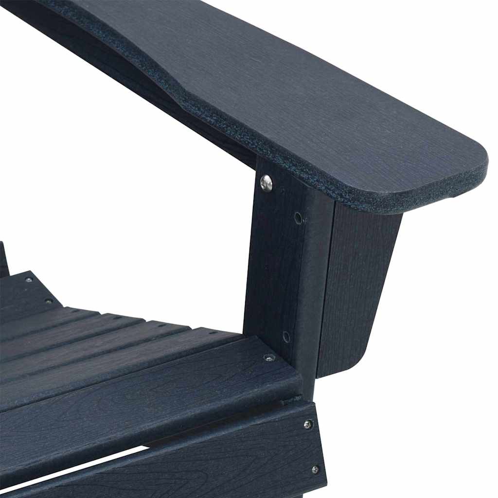 Tuinstoel 3 pcs Marineblauw Polyetheen is nu te koop bij PeponiXL, paradijselijk wonen!