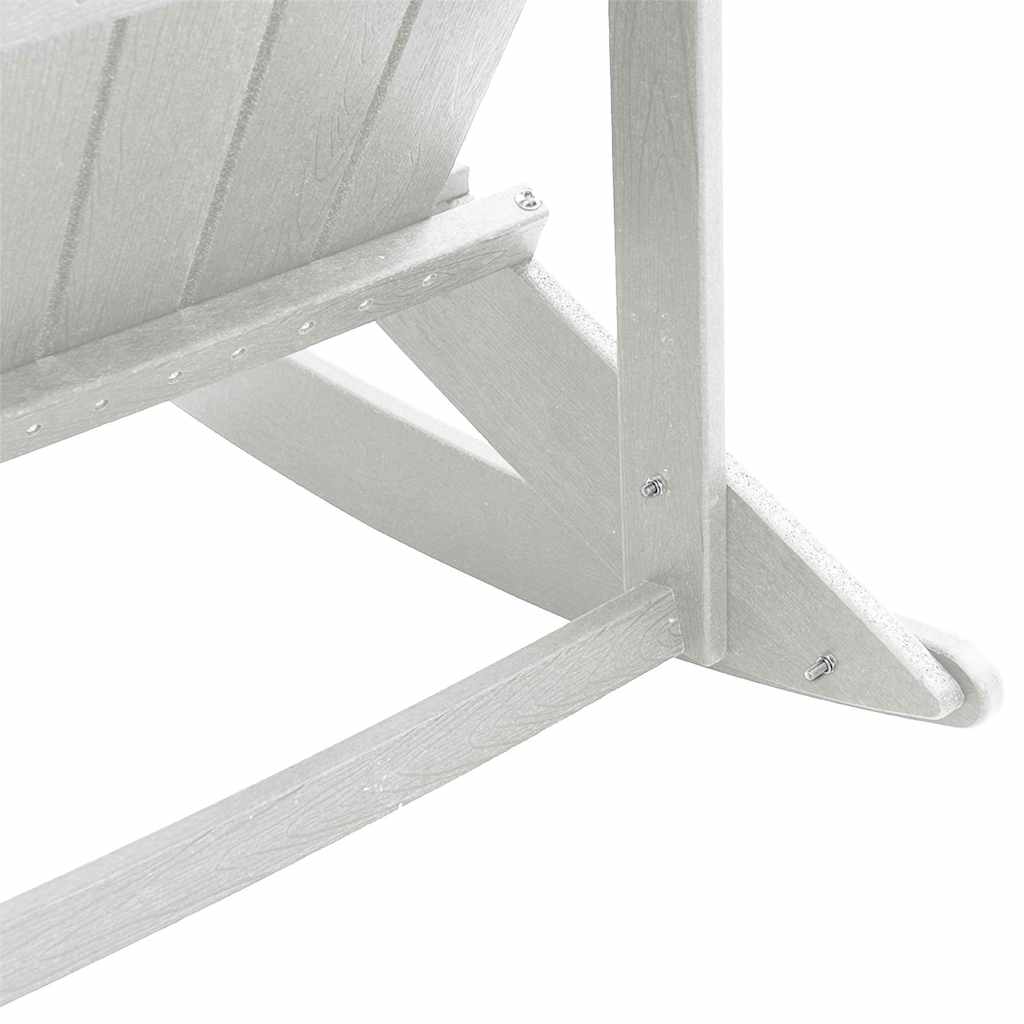 Adirondack Schommeltjes 2 pcs Wit HDPE is nu te koop bij PeponiXL, paradijselijk wonen!