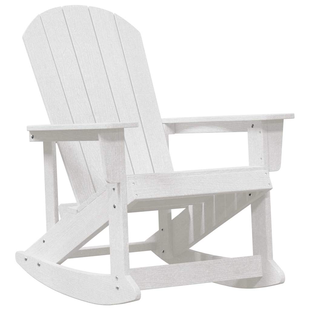 Adirondack Schommeltjes 2 pcs Wit HDPE is nu te koop bij PeponiXL, paradijselijk wonen!