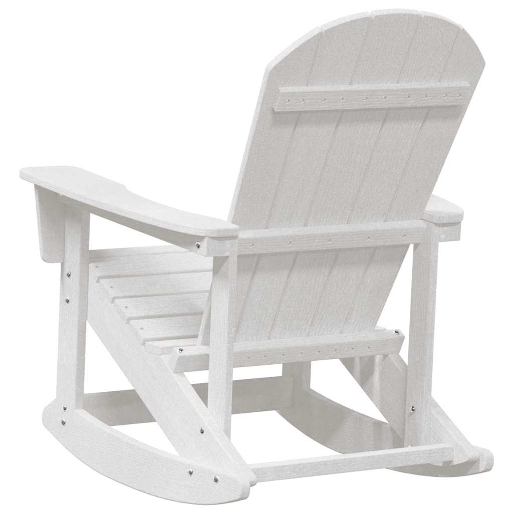 Adirondack Schommeltjes 2 pcs Wit HDPE is nu te koop bij PeponiXL, paradijselijk wonen!