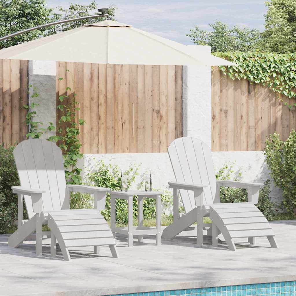 Tuinstoel 2 pcs Wit 83 x 74 x 92 cm Polyetheen is nu te koop bij PeponiXL, paradijselijk wonen!