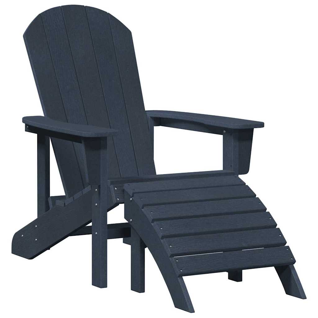 Tuinstoel 2 pcs Marineblauw 83 x 74 x 92 cm Polyetheen is nu te koop bij PeponiXL, paradijselijk wonen!