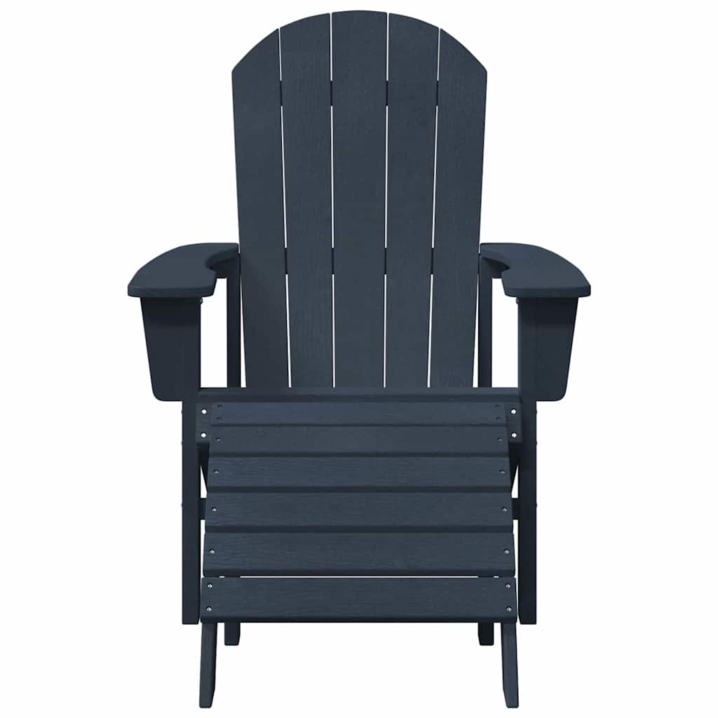 Tuinstoel 2 pcs Marineblauw 83 x 74 x 92 cm Polyetheen is nu te koop bij PeponiXL, paradijselijk wonen!