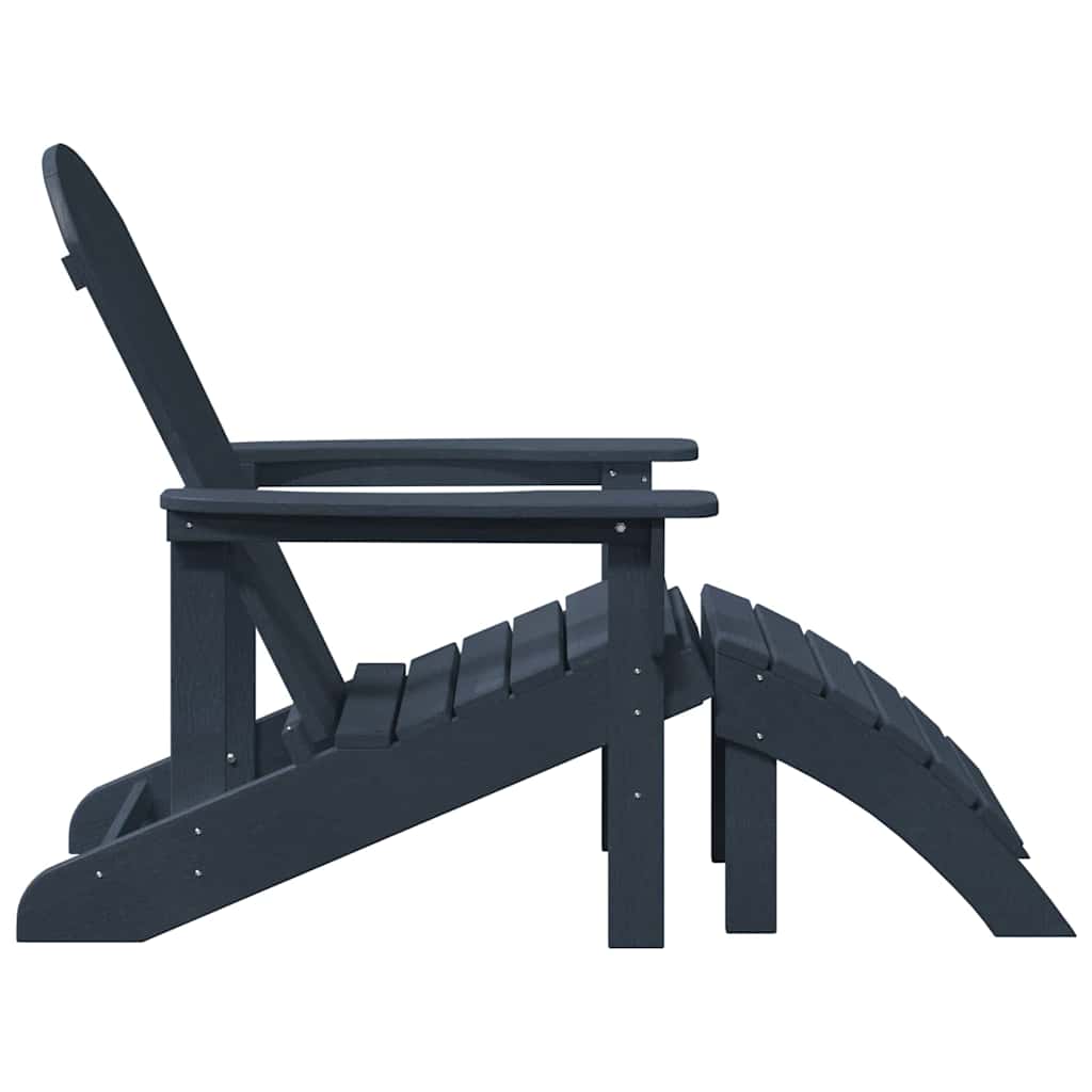 Tuinstoel 2 pcs Marineblauw 83 x 74 x 92 cm Polyetheen is nu te koop bij PeponiXL, paradijselijk wonen!