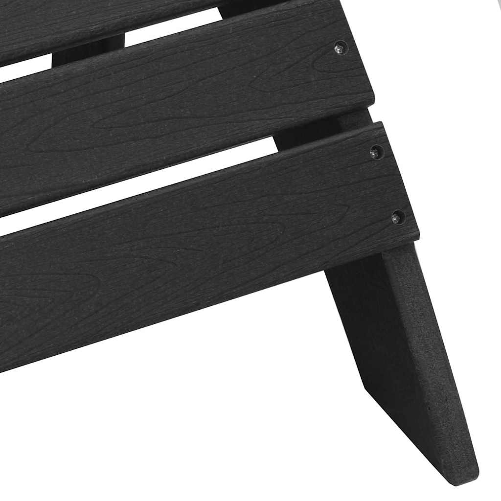 Tuinstoel 2 pcs Zwart 83 x 74 x 92 cm Polyetheen is nu te koop bij PeponiXL, paradijselijk wonen!