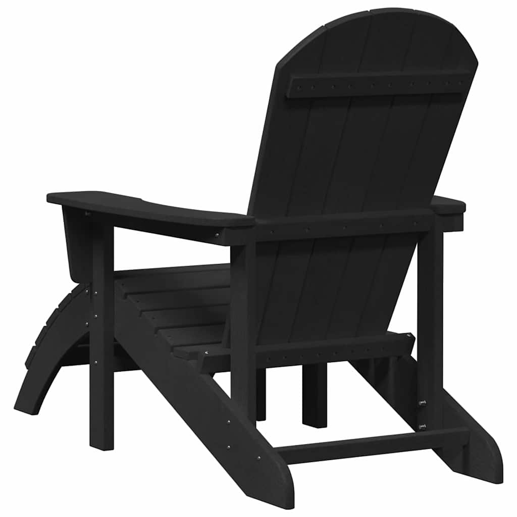 Tuinstoel 2 pcs Zwart 83 x 74 x 92 cm Polyetheen is nu te koop bij PeponiXL, paradijselijk wonen!
