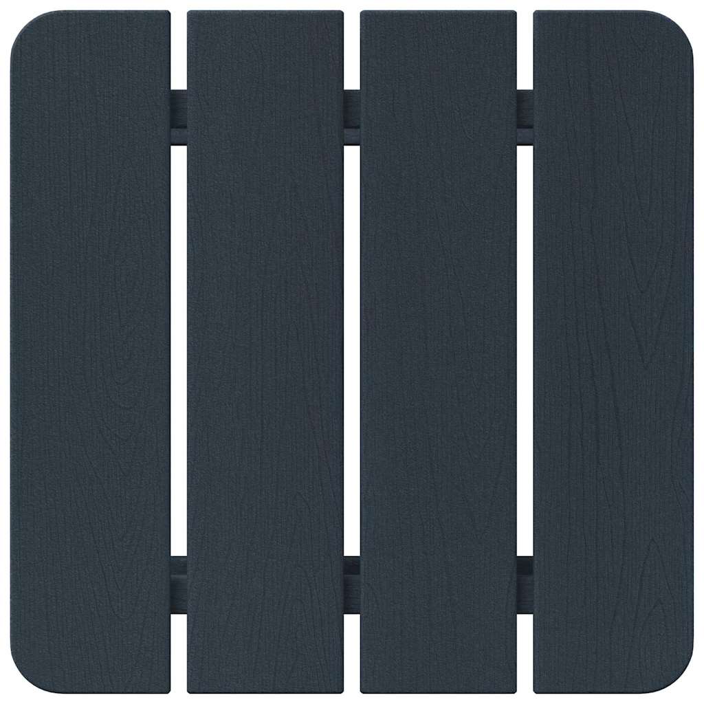 Tuinstoel 3 pcs Marineblauw Polyetheen is nu te koop bij PeponiXL, paradijselijk wonen!