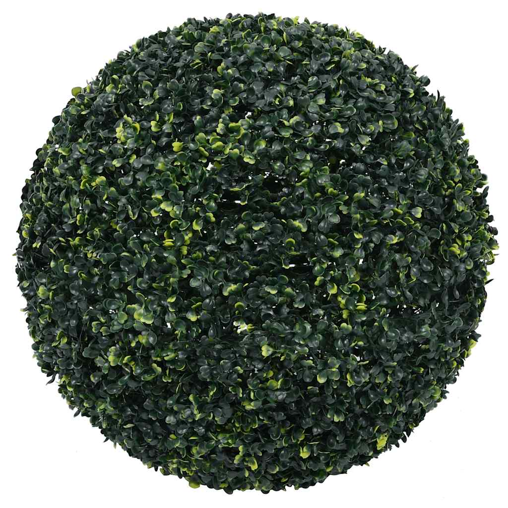Kunstbuxusballen met LED-verlichting 2 st 52 cm groen is nu te koop bij PeponiXL, paradijselijk wonen!