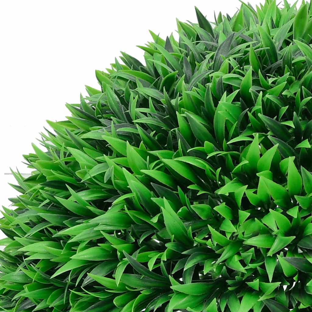 Kunstbuxusballen met LED-verlichting 2 st 55 cm groen is nu te koop bij PeponiXL, paradijselijk wonen!