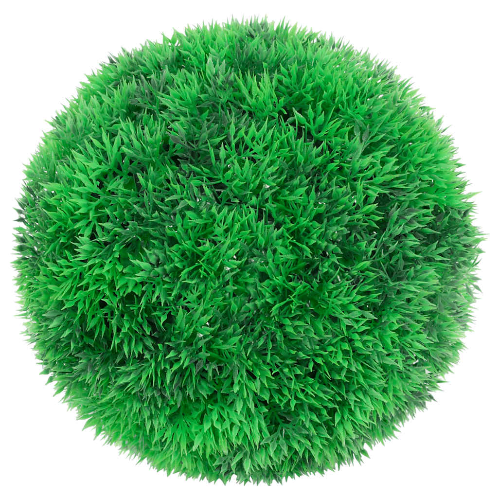 Kunstbuxusballen met LED-verlichting 2 st 22 cm groen is nu te koop bij PeponiXL, paradijselijk wonen!