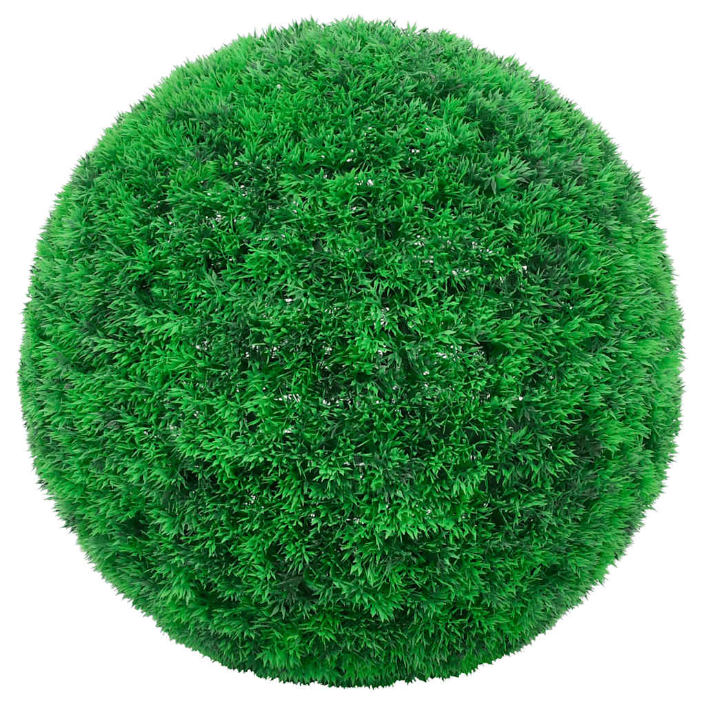 Kunstbuxusballen met LED-verlichting 2 st 45 cm groen is nu te koop bij PeponiXL, paradijselijk wonen!