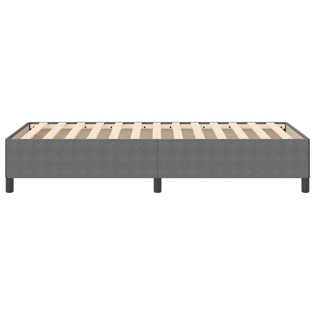 Boxspringbed Lichtgrijs 80 x 200 cm Katoen Stof is nu te koop bij PeponiXL, paradijselijk wonen!