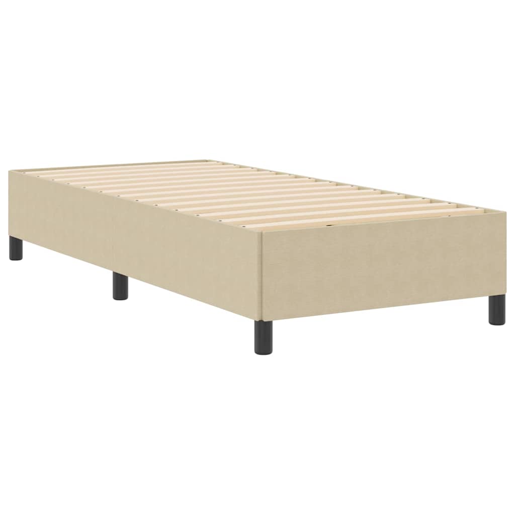 Boxspringbed Grijs groen 80 x 200 cm Katoen Stof is nu te koop bij PeponiXL, paradijselijk wonen!