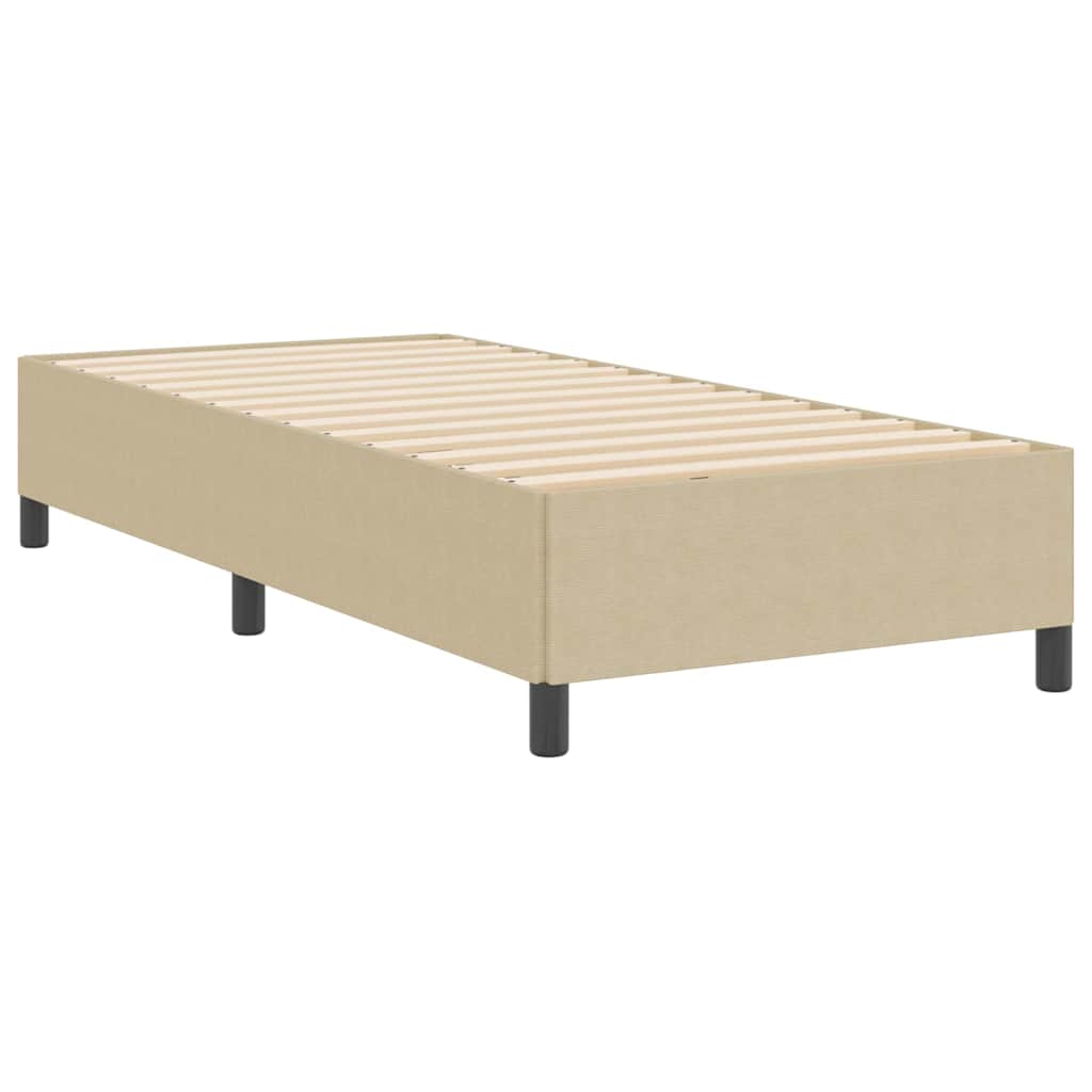 Boxspringbed Grijs groen 80 x 200 cm Katoen Stof is nu te koop bij PeponiXL, paradijselijk wonen!