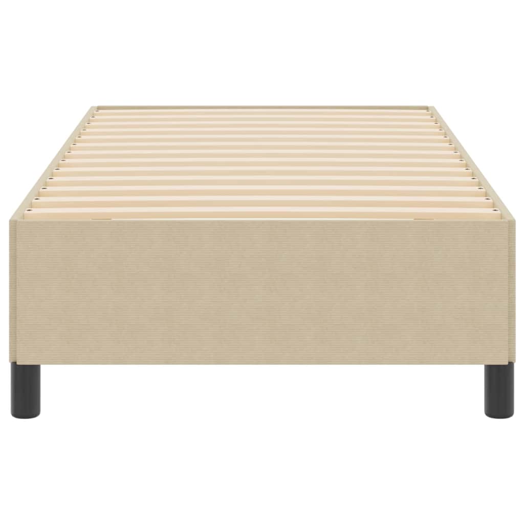 Boxspringbed Grijs groen 80 x 200 cm Katoen Stof is nu te koop bij PeponiXL, paradijselijk wonen!