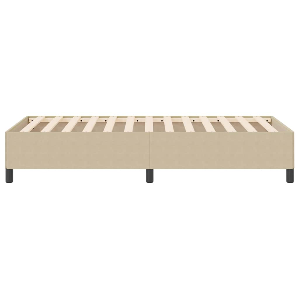 Boxspringbed Grijs groen 80 x 200 cm Katoen Stof is nu te koop bij PeponiXL, paradijselijk wonen!